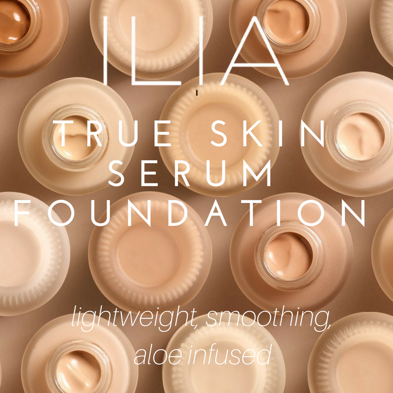 ilia true skin serum foundation: lightweight, smoothing, aloe infused