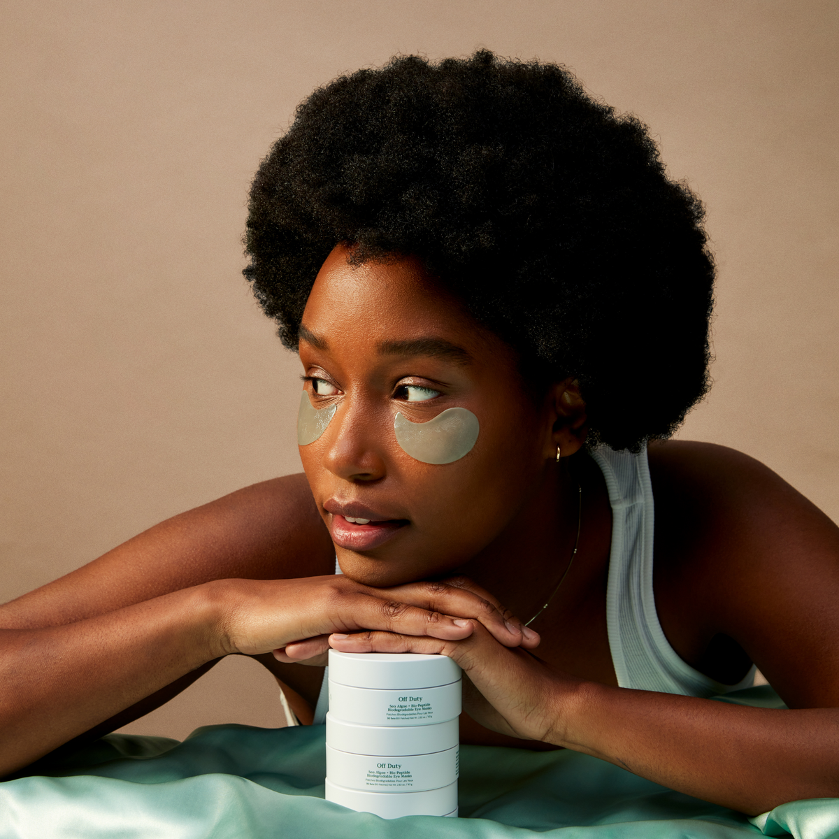 Three Ships Off Duty™ Sea Algae + Bio-Peptide Smoothing Biodegradable Eye Masks - AILLEA